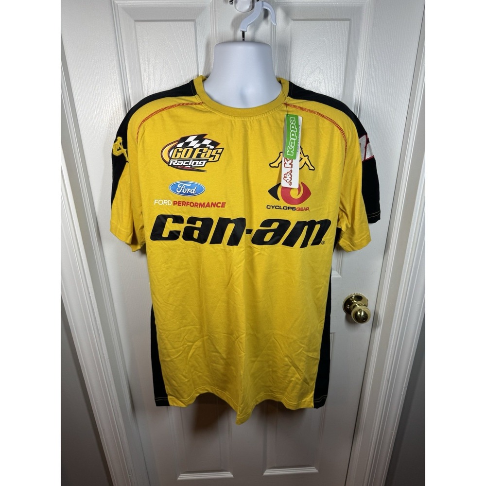 NASCAR Can-Am Go Fas Racing Polo‎ Shirt  Kappa Size L/XL Ford Performance